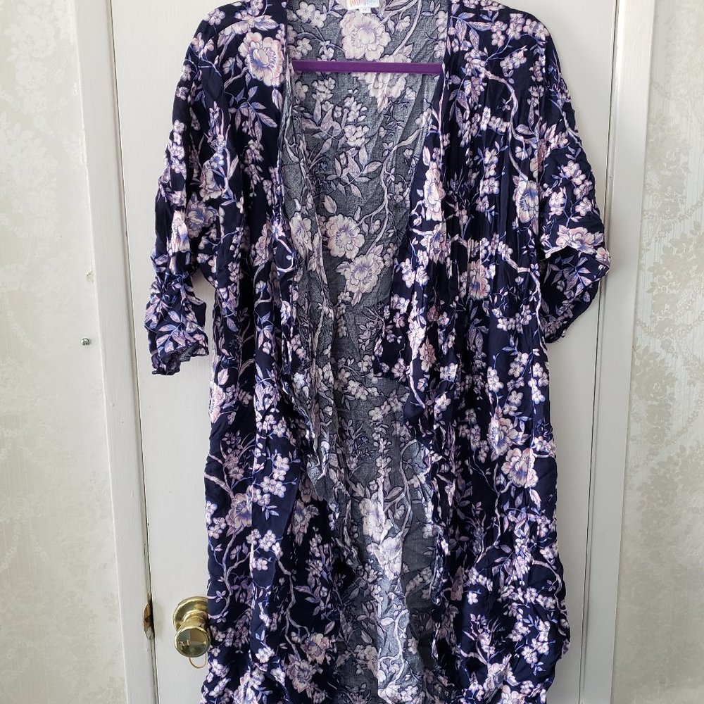 Blue & Pink floral Shirley